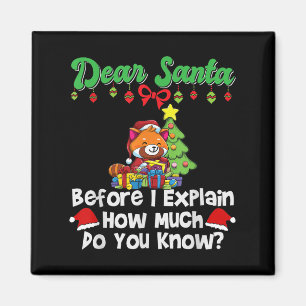 Imán Querido Santa Antes de Explicar Cuánto Sabes