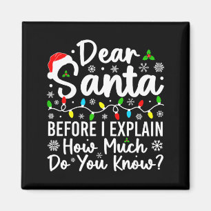 Imán Querido Santa Antes de Explicar Cuánto Sabes C