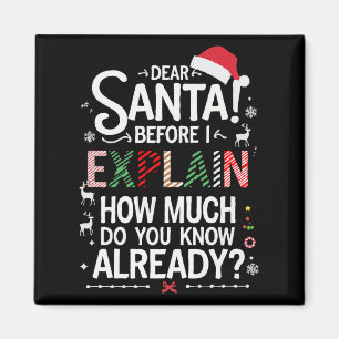 Imán Querido Santa Antes de Explicar Cuánto Sabes X