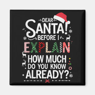 Imán Querido Santa Antes de Explicar Cuánto Sabes X