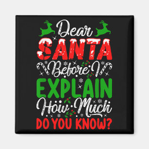 Imán Querido Santa Antes de Explicar Cuánto Sabes X