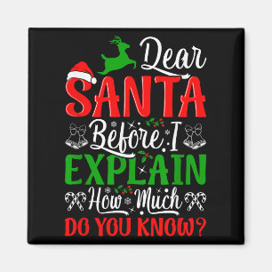 Imán Querido Santa Antes de Explicar Cuánto Sabes X