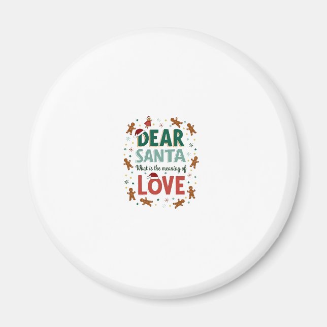 Imán Querido Santa ¿Cuál es el significado de Amor Dise (Frente)