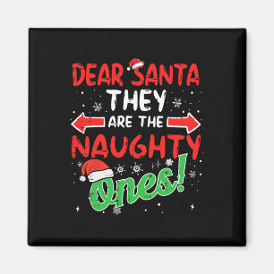 Imán Querido Santa Ellos Los Traviesos Navidad Xmas Hom