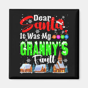 Imán Querido Santa Fue Culpa de mi Abuela Santa Travies