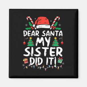 Imán Querido Santa Mi Hermana Se Divirtió Navidades Chi
