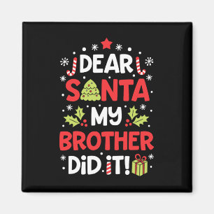 Imán Querido Santa, mi hermano se burló de los Navidade