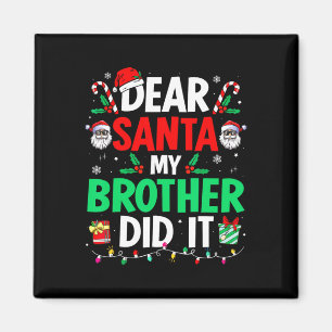 Imán Querido Santa Navidad Mi Hermano Lo Hizo