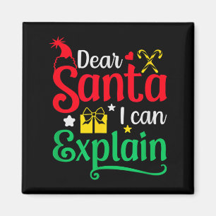 Imán Querido Santa Puedo Explicar Divertida Navidad