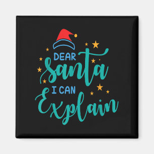 Imán Querido Santa Puedo Y Explicar Cita
