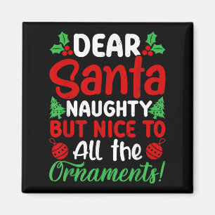 Imán Querido Santa Travieso Pero Amable Con Todos Los O