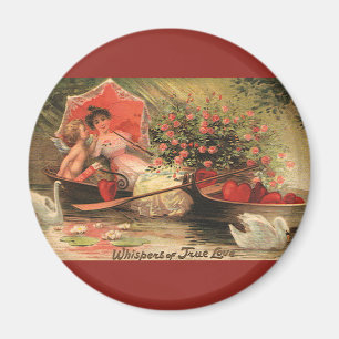 Imán Querubín vintage victoriano del día de San Valentí