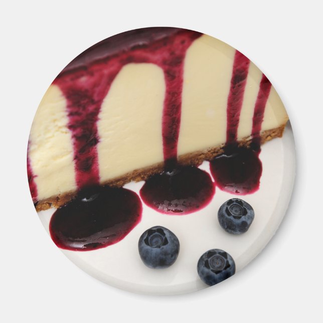 Imán Quesecake Y Blueberries (Frente)