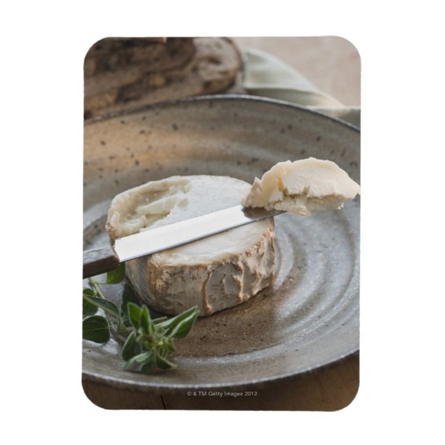 Imán Queso de cerdo en plato (Vertical)