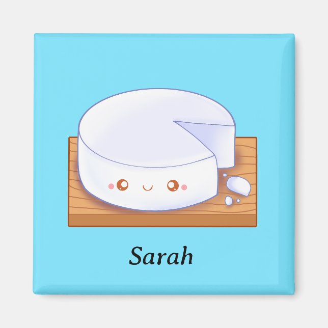 Imán Queso fresco mexicano de queso blanco (Frente)