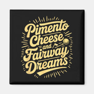 Imán Queso pimiento y sueños de calle de golf amante de
