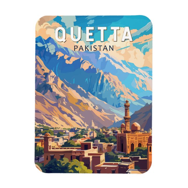 Imán Quetta Pakistan Viaje de arte (Vertical)