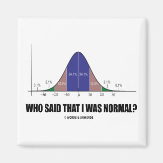 Imán ¿Quién Dijo Que Era Normal? (Humor de estadísticas