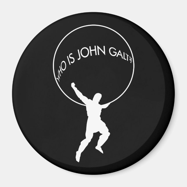 Imán ¿Quién es John Galt? (Frente)