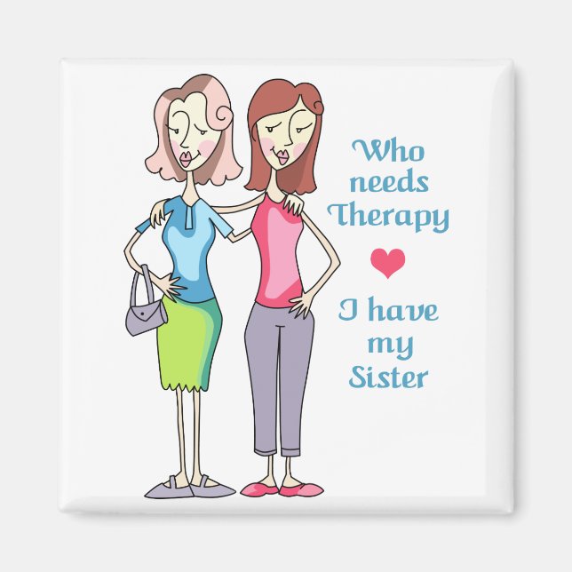 Imán ¿Quién necesita terapia? (Frente)