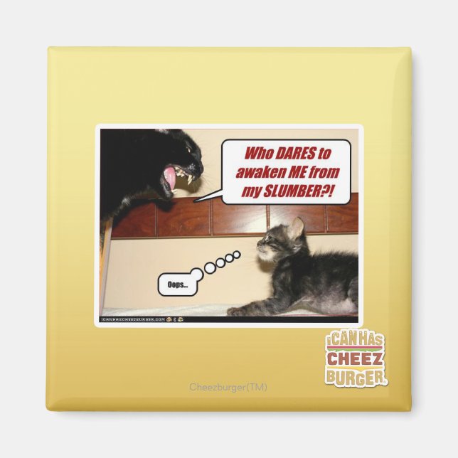 Imán ¿Quién se atreve a despertarme? (Frente)