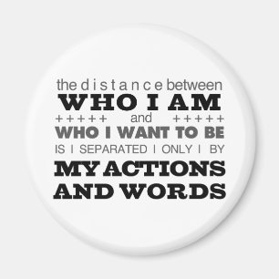 Imán Quien Soy Gris