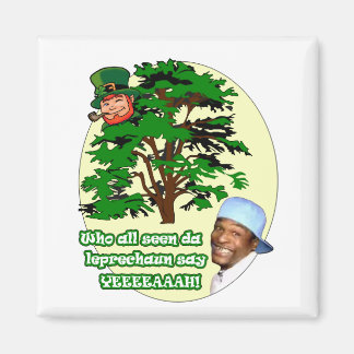 Imán Quien todos vieron a da Leprechaun