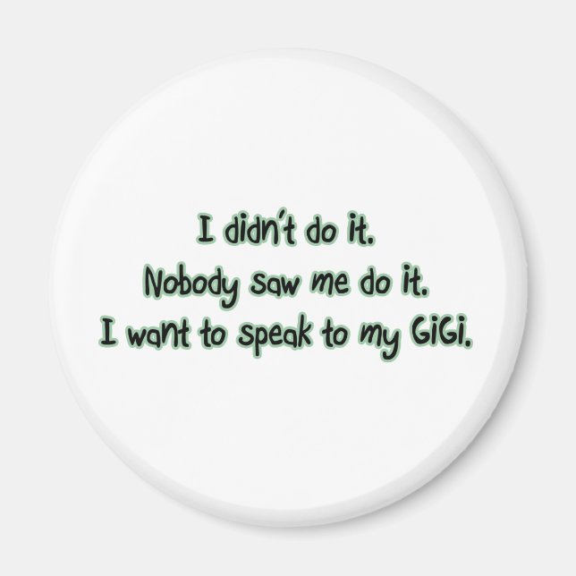 Imán Quiere hablar con GiGi (Frente)