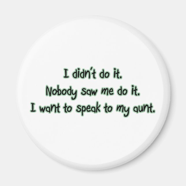 Imán Quiere hablar con mi tía (Frente)