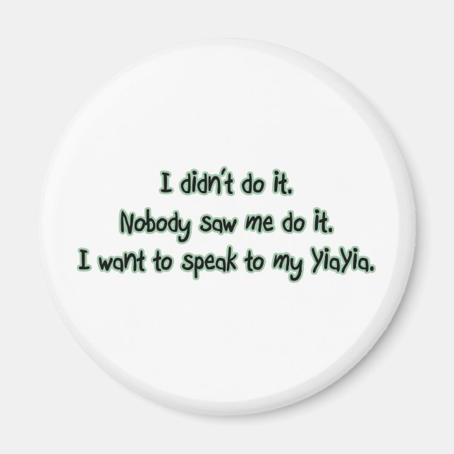 Imán Quiere hablar con YiaYia (Frente)