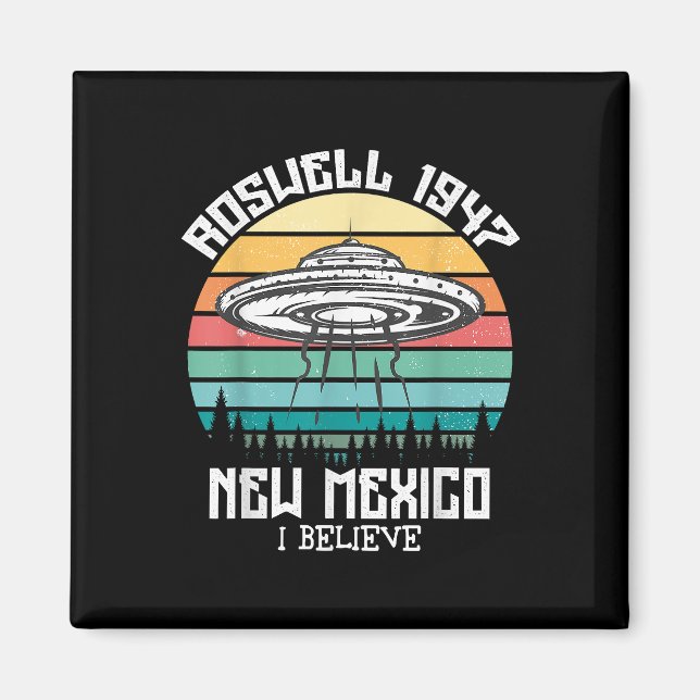 Imán Quiero Creer Que Aliens UFO Area 51 Roswell New (Frente)