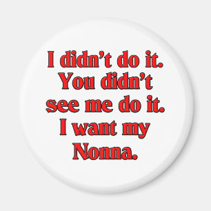 Imán Quiero mi nonna (la abuela italiana)