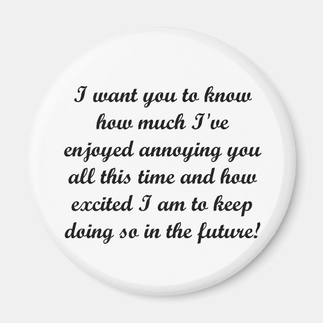 Imán Quiero que lo sepas (Frente)