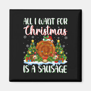 Imán Quiero Que Los Navidades Sean Una Sausage Luz De Á