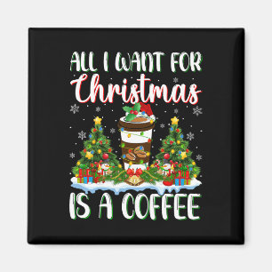 Imán Quiero Que Para Navidades Sea Un Café Xmas Tree Li