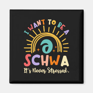 Imán Quiero ser un schwa nunca es estresante Ciencia O