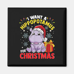 Imán Quiero Un Hipopótamo Para Los Navidades