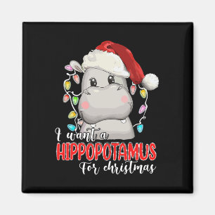 Imán Quiero Un Hipopótamo Para Los Navidades Hippo Love