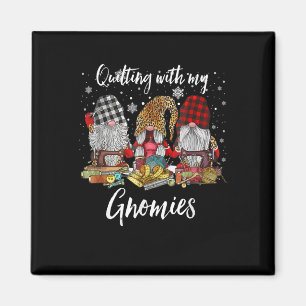 Imán Quilling with My Gnomies Navidades Gnomes Holiday