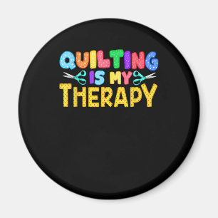 Imán Quilting es mi terapia   Aplastamiento de regalos 
