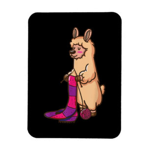 Imán Quilting Llama Regalos de cumpleaños para los am