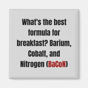 Imán Química Bacon Pun