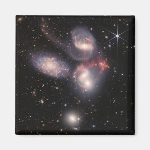 Imán Quinteto del telescopio espacial JWST James Webb S