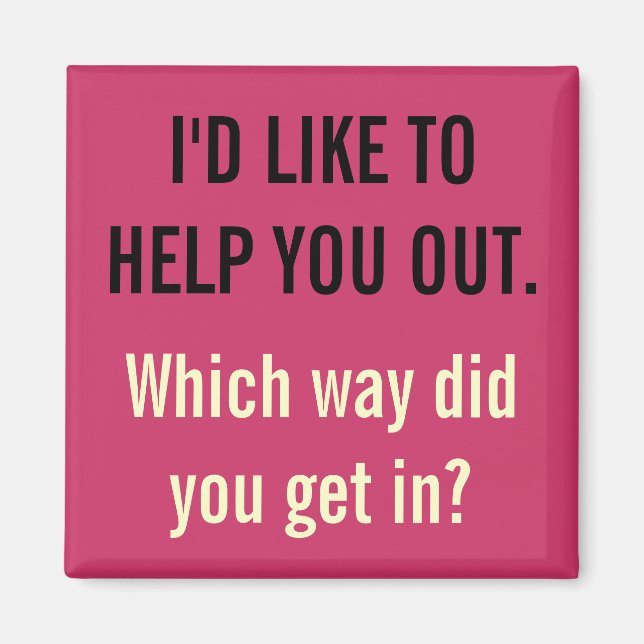 Imán Quisiera Ayudarte (Frente)