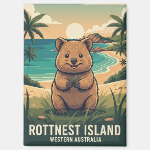Imán Quokka en la isla Rottnest Australia