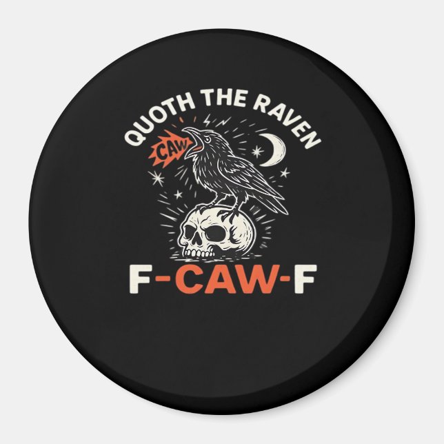 Imán Quoth Raven F-Caw-F (Frente)