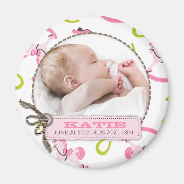 Imán R Chica de caballo de rocas (Frente)