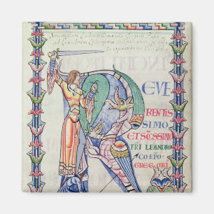 Imán 'R' inicial historiada