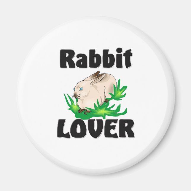 Imán Rabbit Lover (Frente)