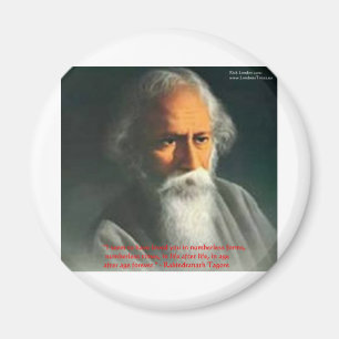 Imán Rabindranath Tagore Cita de amor Regalos y Tarjeta